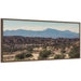 Framed Canvas Sylvie Walnut 40x18 1