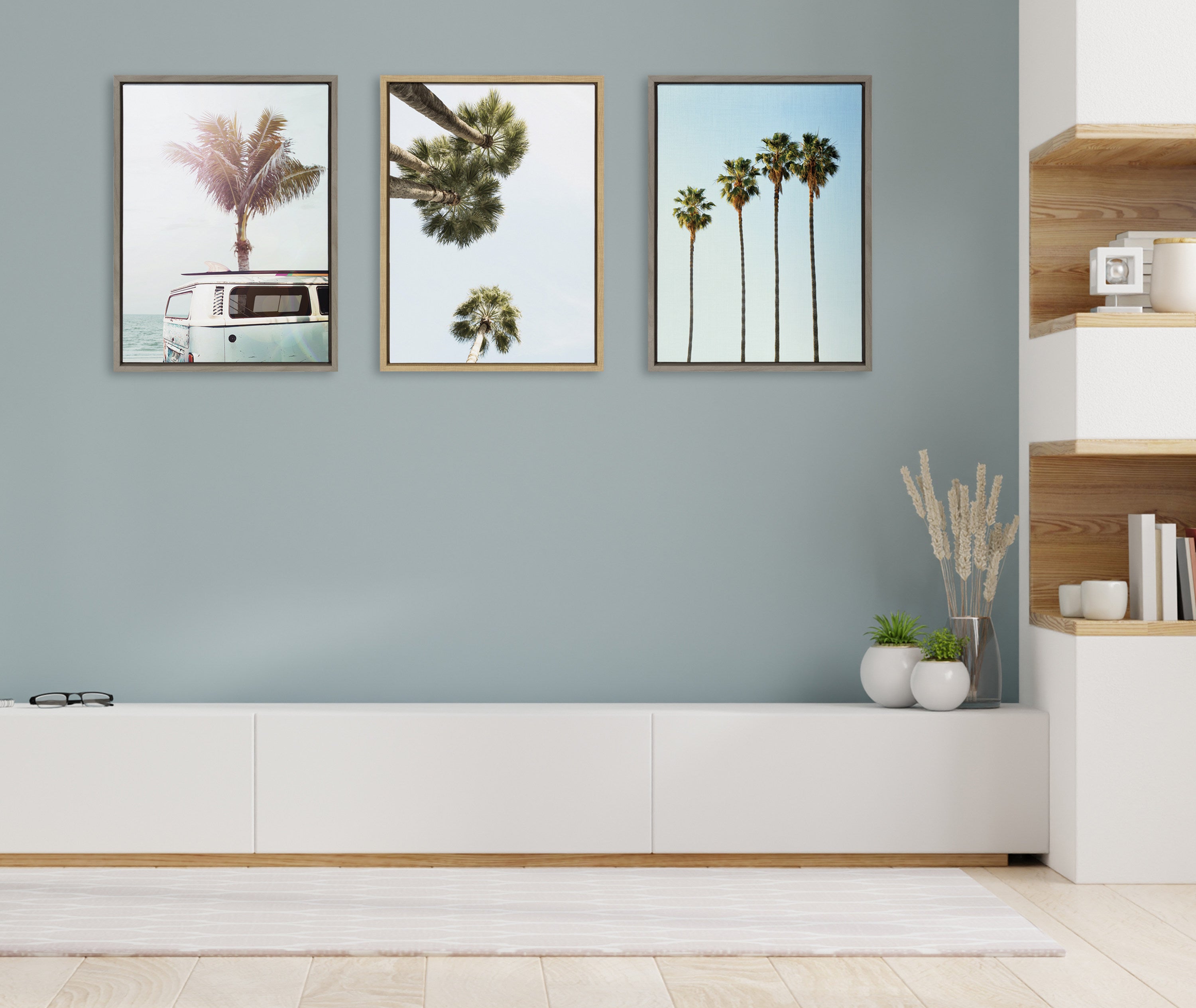 Framed Canvas Sylvie Graywash 18x24 6