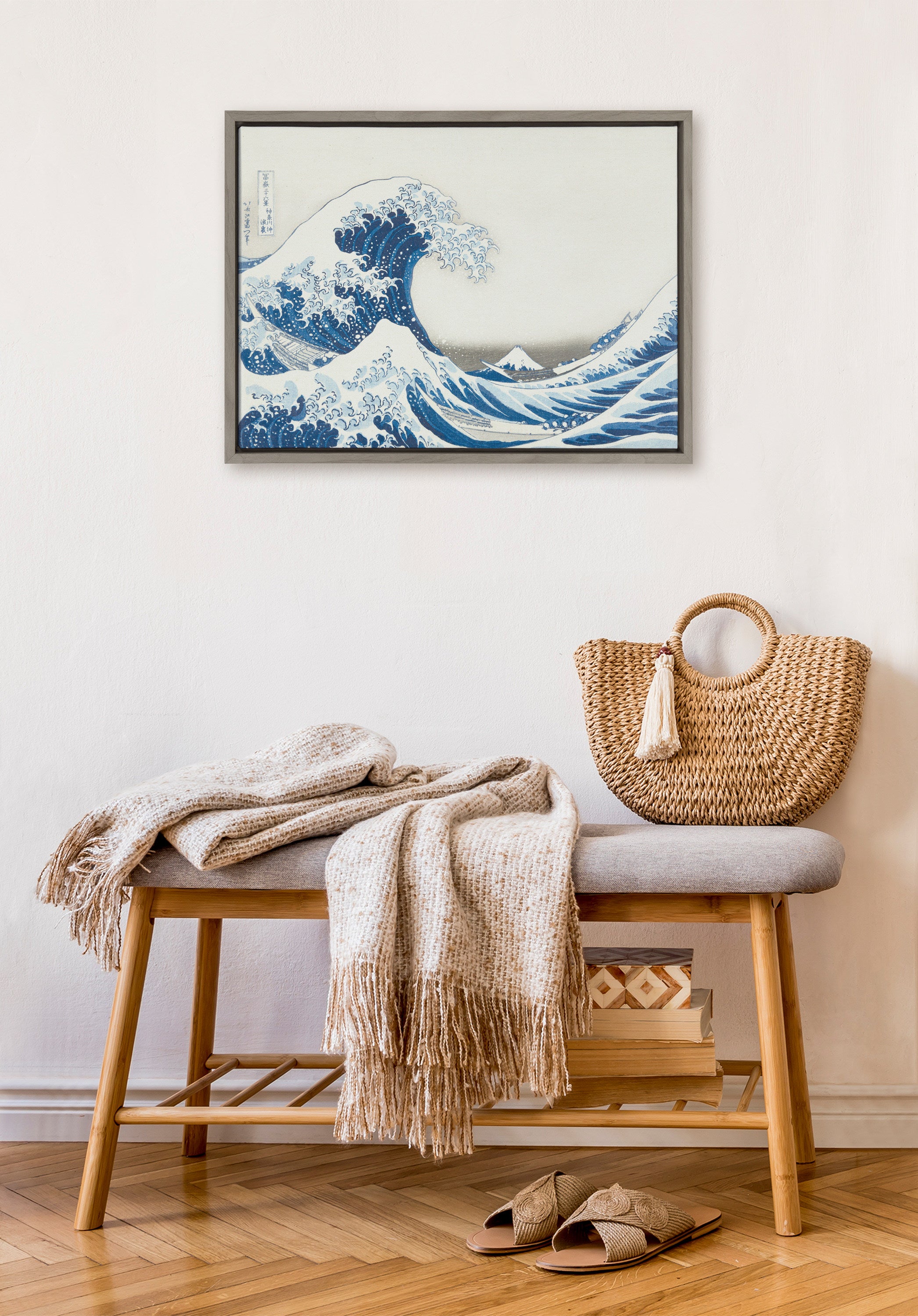 Framed Canvas Sylvie Graywash 18x24 5