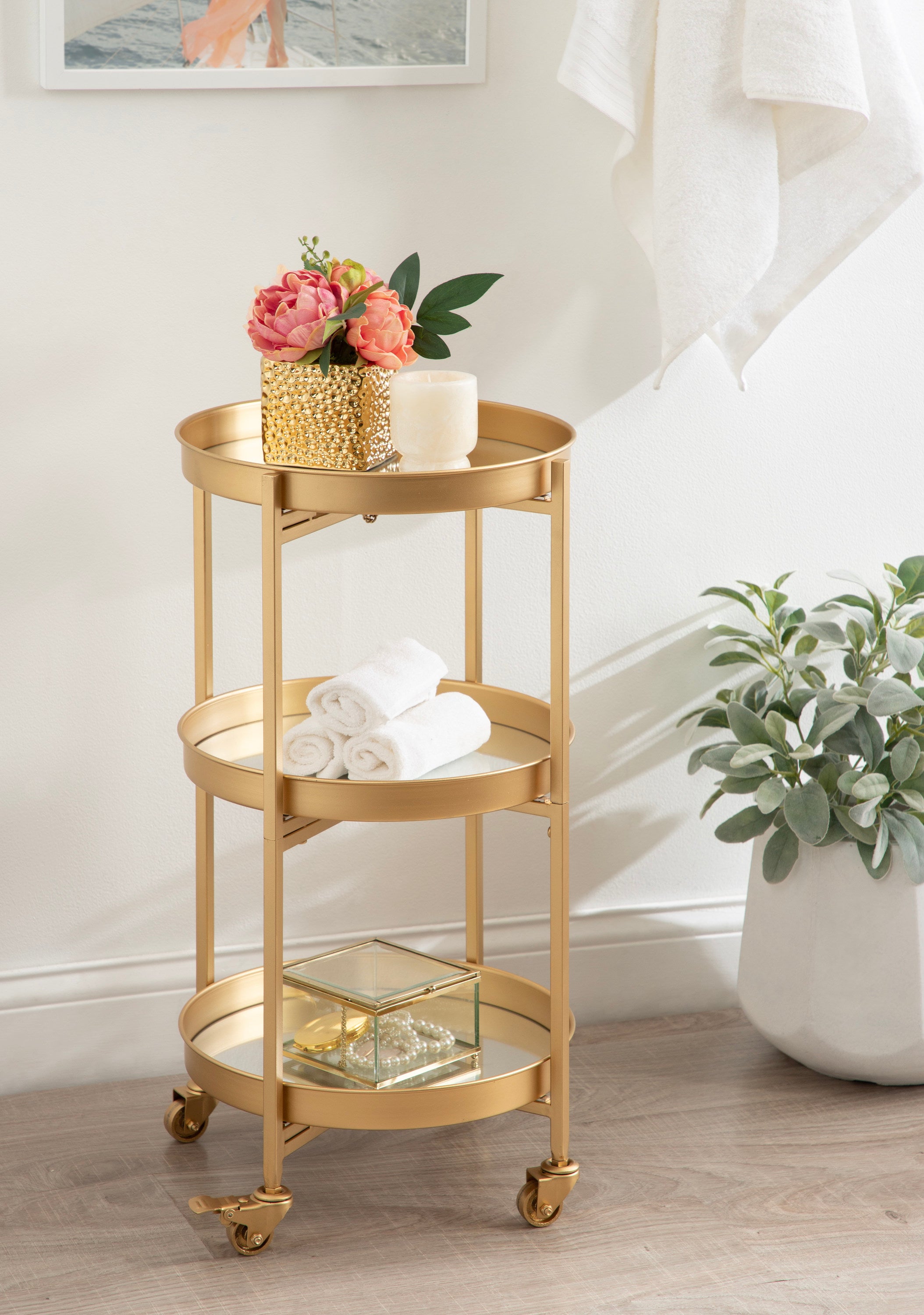 Kate and Laurel Celia Bar Cart - Thumbnail 4