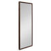 Full Length Mirror Walnut Brown 16x48 1
