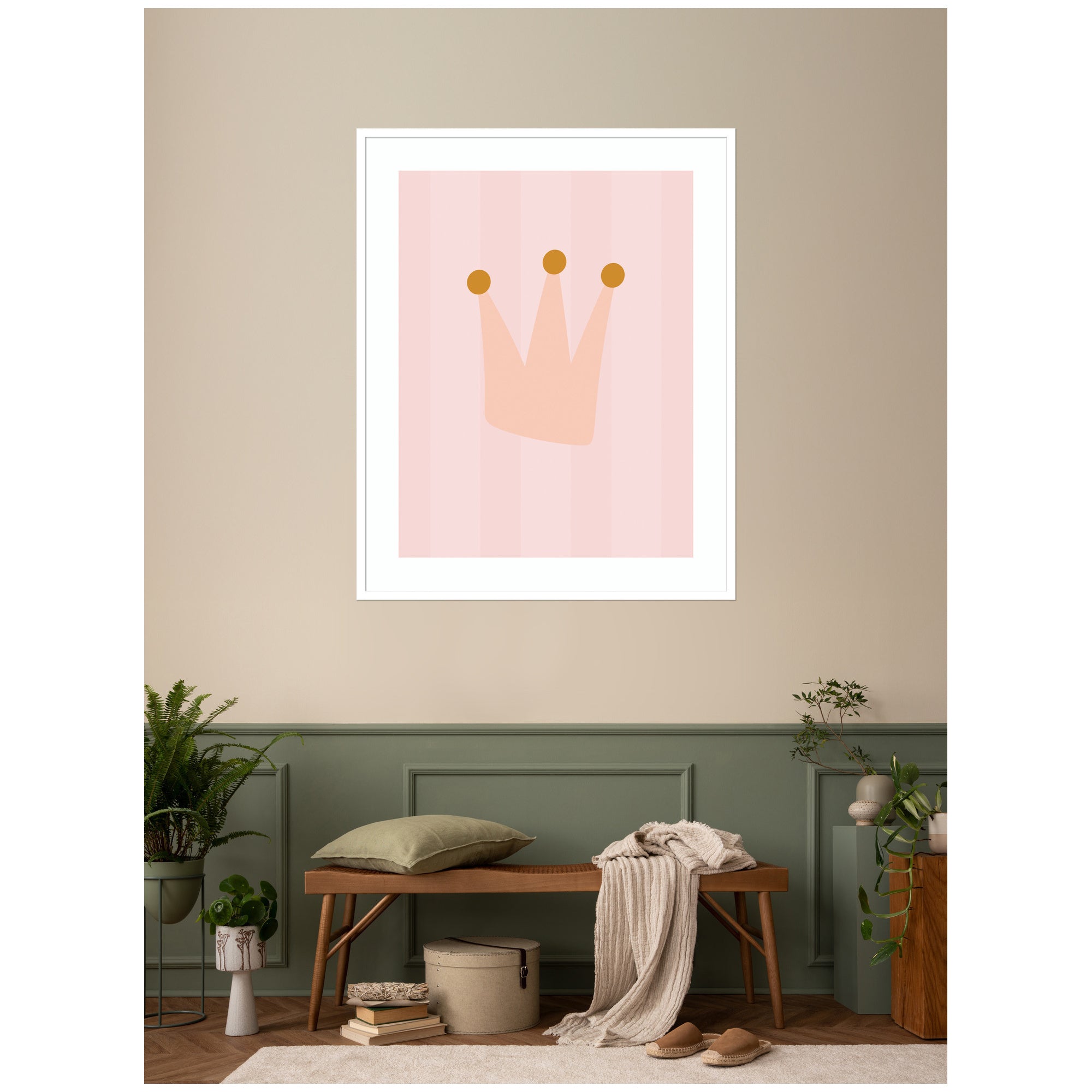 Crown by Laura Moss Framed Wall Art Print
