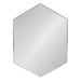 Hexagon Mirror Silver 22x31 2