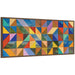 Framed Canvas 40x18 Sylvie Walnut 1
