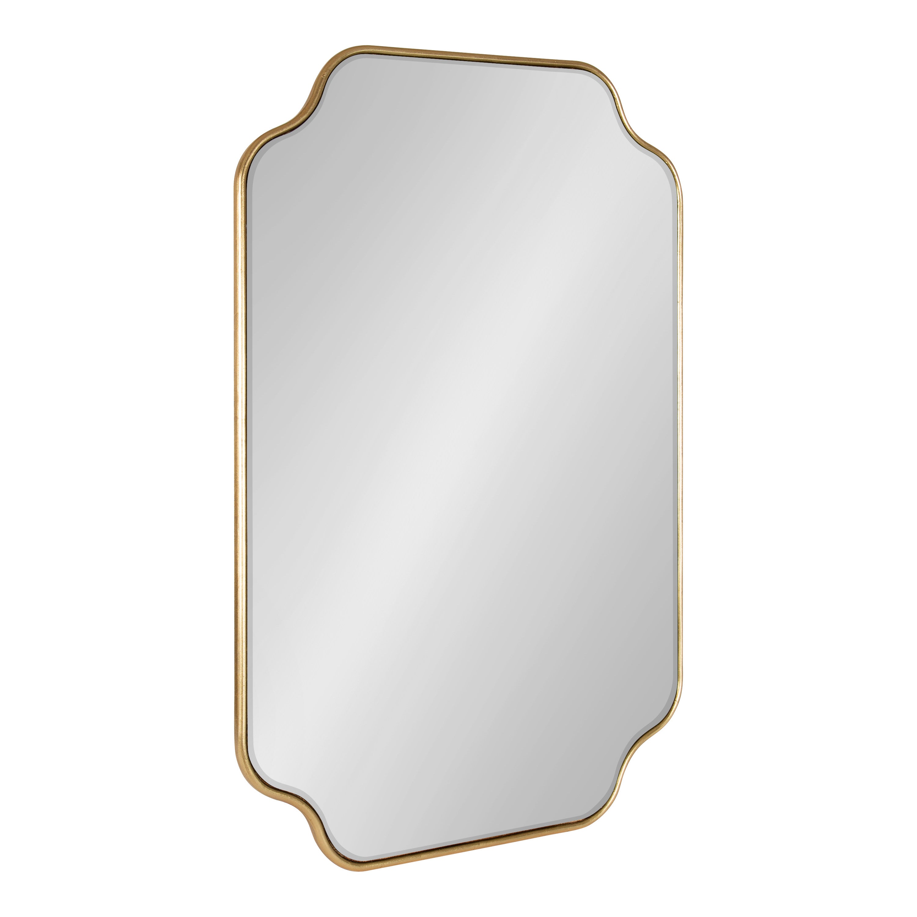 Scallop Mirror 24x36 Gold 1