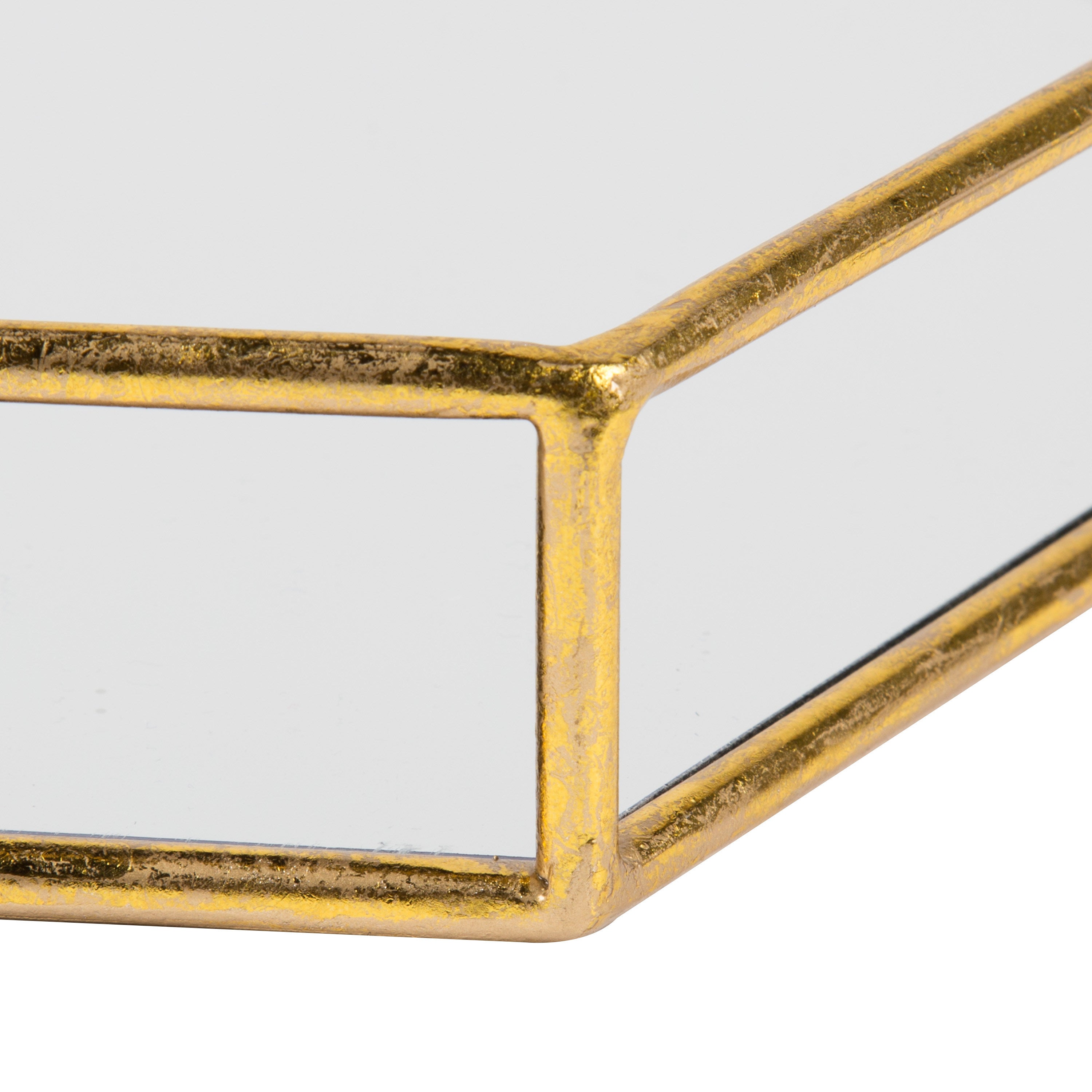 Felicia Nesting Metal Mirrored Decorative Trays
