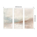 Framed Canvas Sylvie White 3 Piece Set 18x40 2