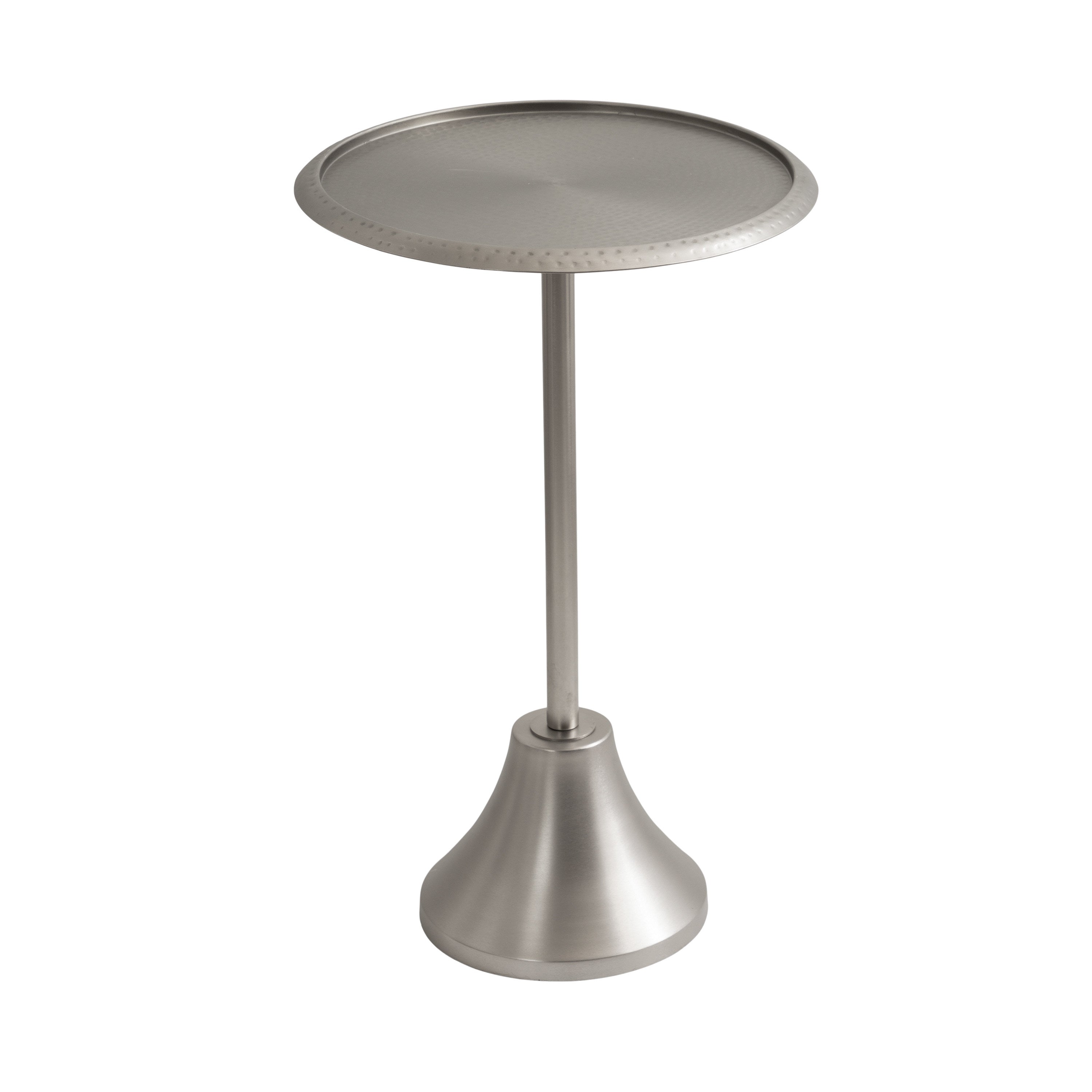 Side Table Silver 15x15x24 1