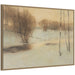 Framed Canvas Sylvie Dark Gold 38x28 1