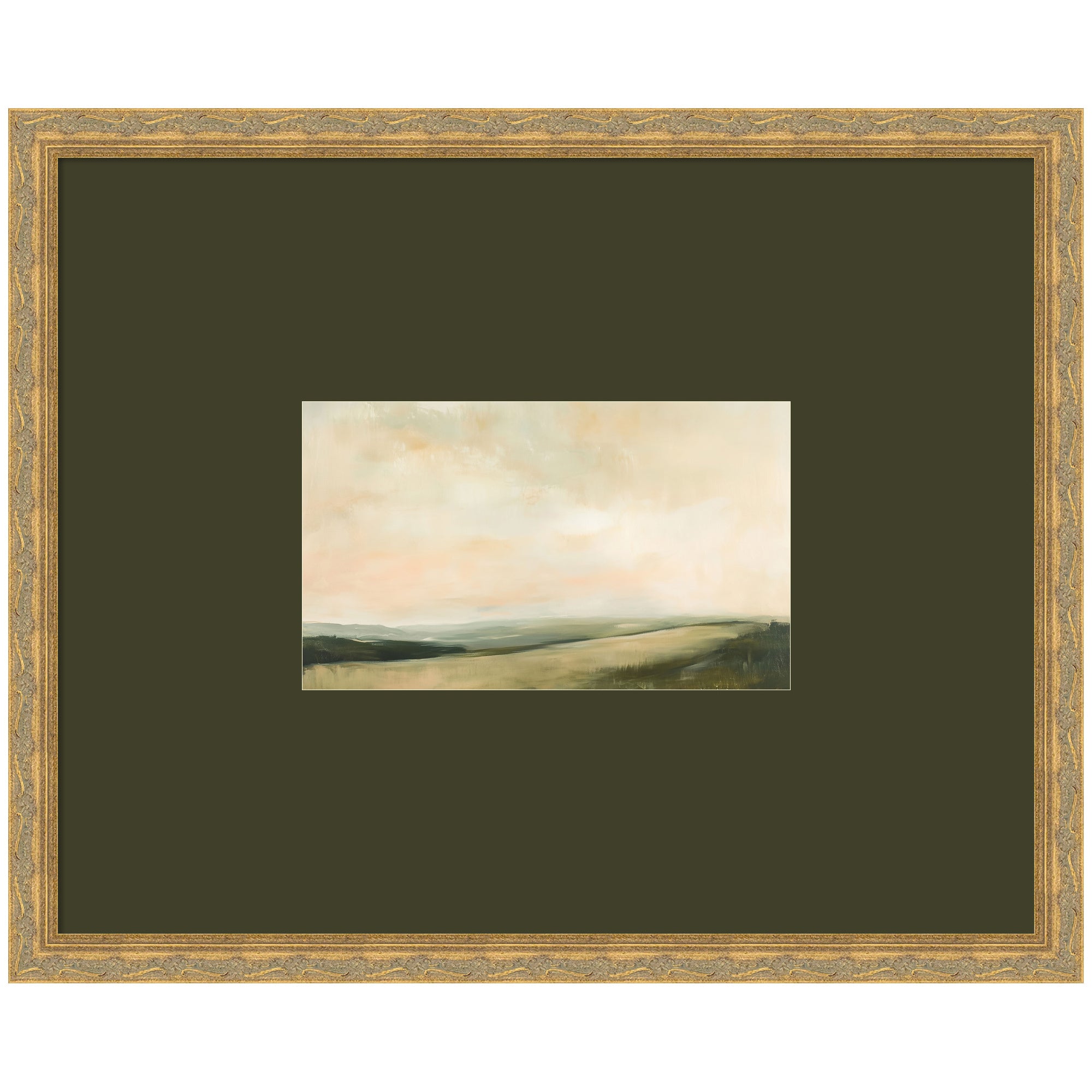 Framed Art 22x18 Mila Dark Gold 1