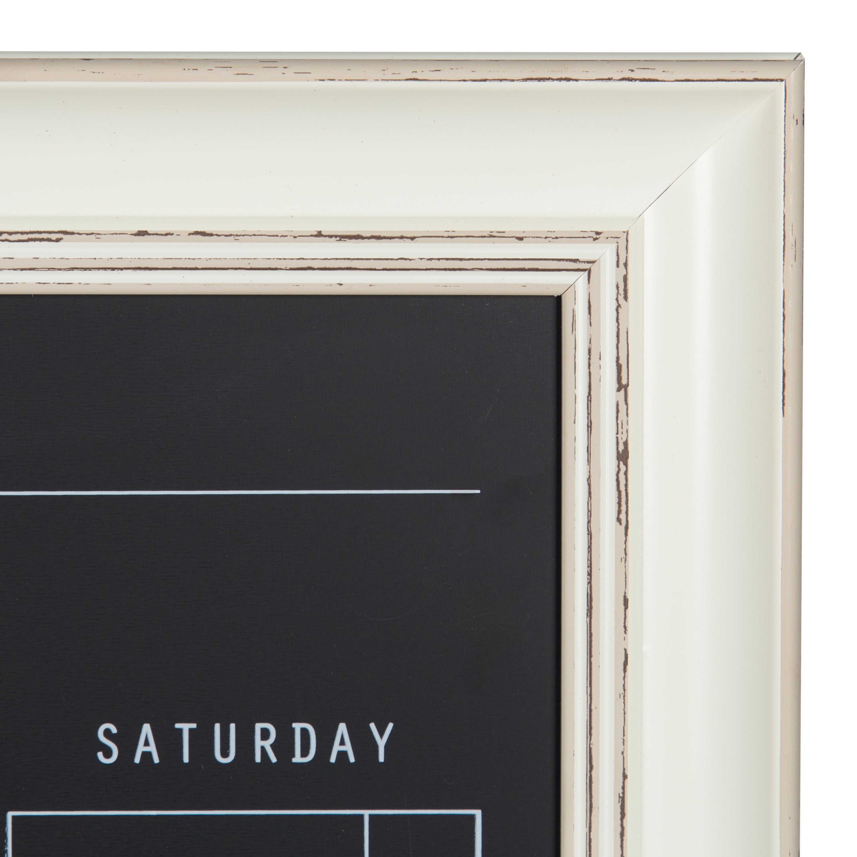 Macon Framed Magnetic Chalkboard Monthly Calendar