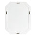 Octagon Mirror White 28x36 4