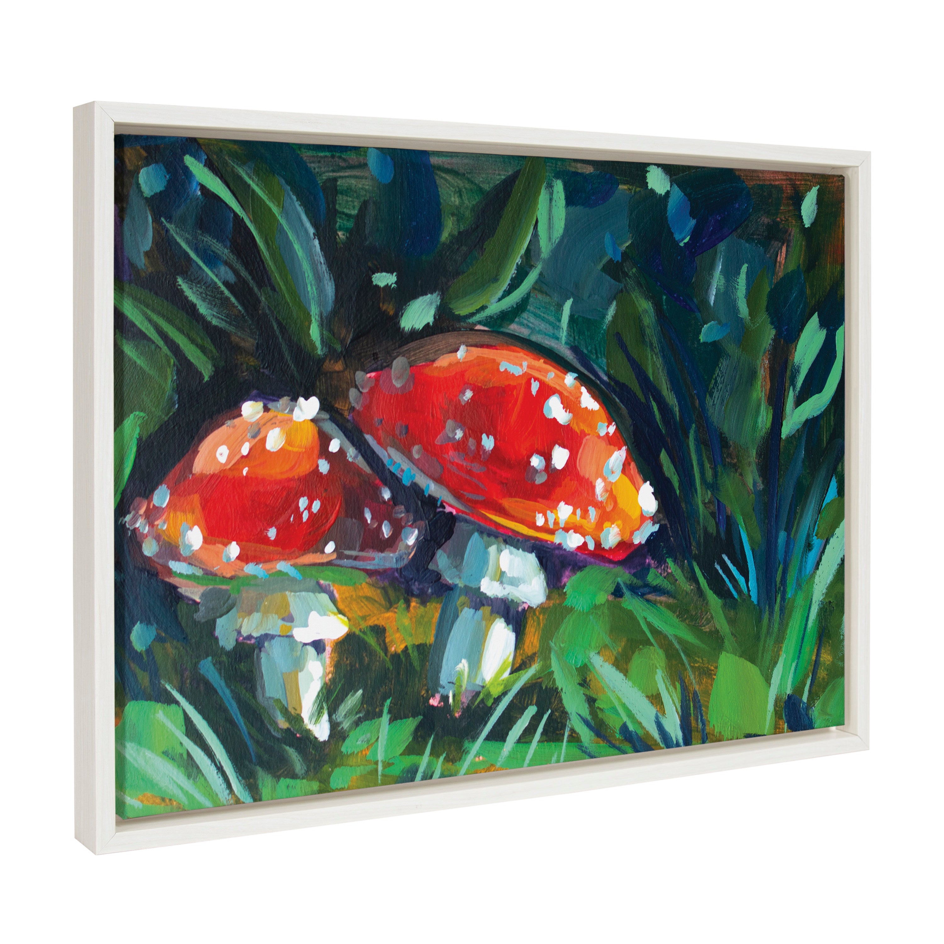 Sylvie Toadstool Study No 2 Framed Canvas by Rachel Christopoulos