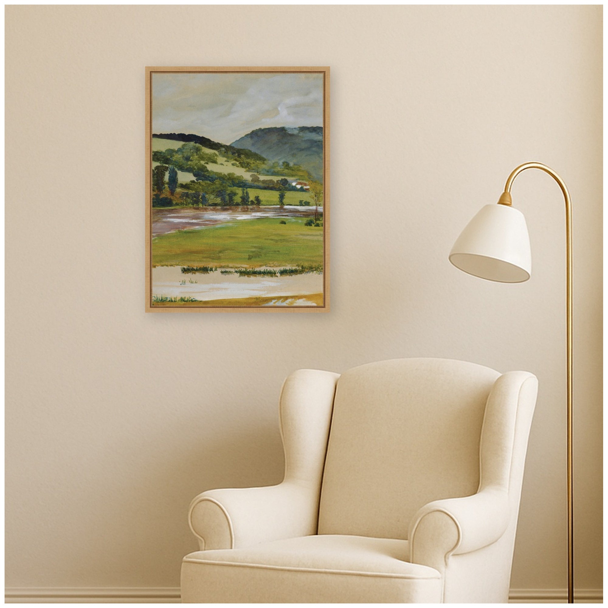 Framed Canvas 18x24 Sylvie Natural 6