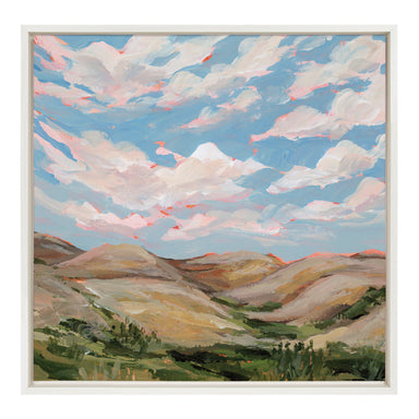 Framed Canvas 22x22 Sylvie White 1