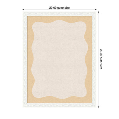 Pinboard Bethany White 20x26 2