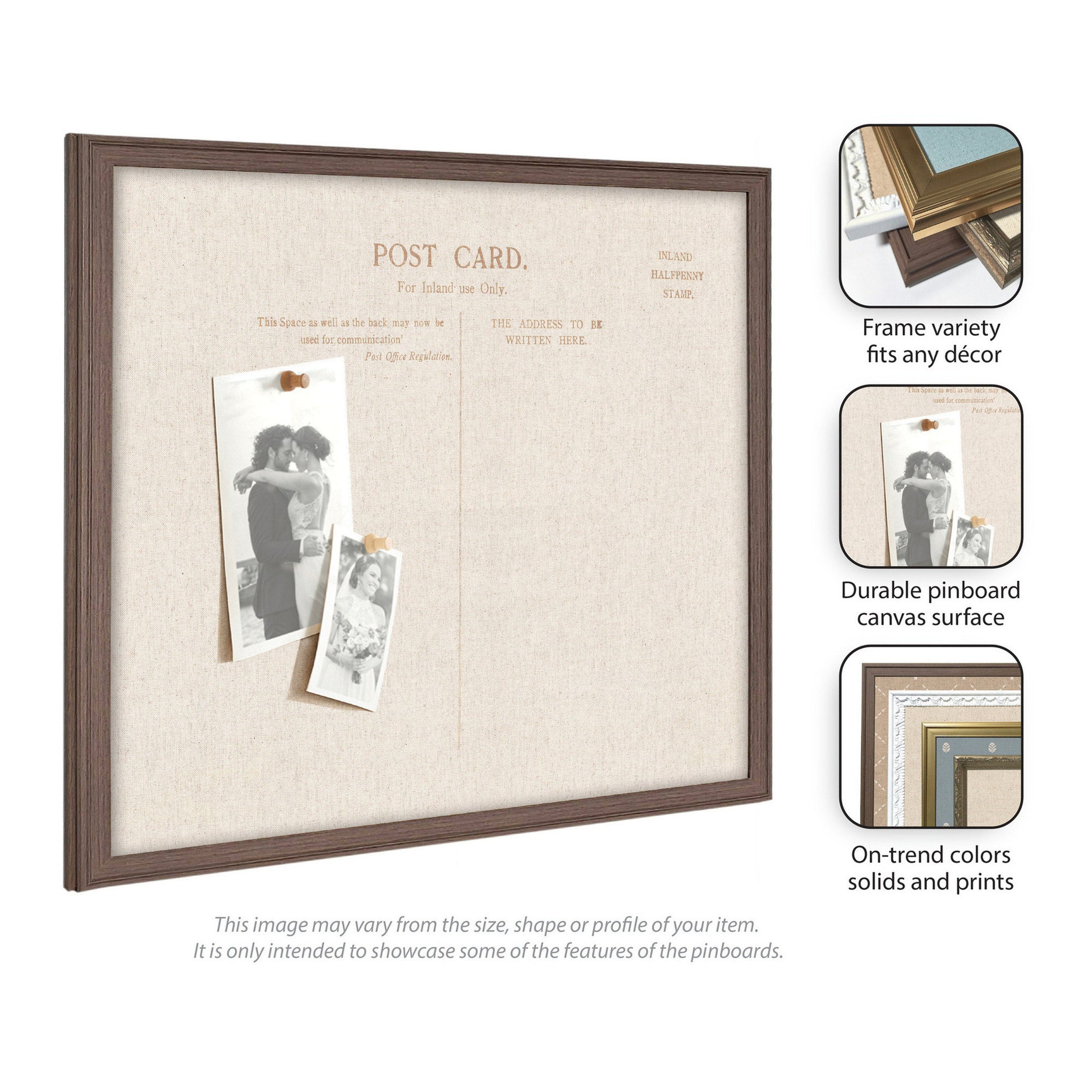 Pinboard Mila Dark Gold 26x20 5