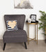 Tea Table Gold Black 14x14x26 8