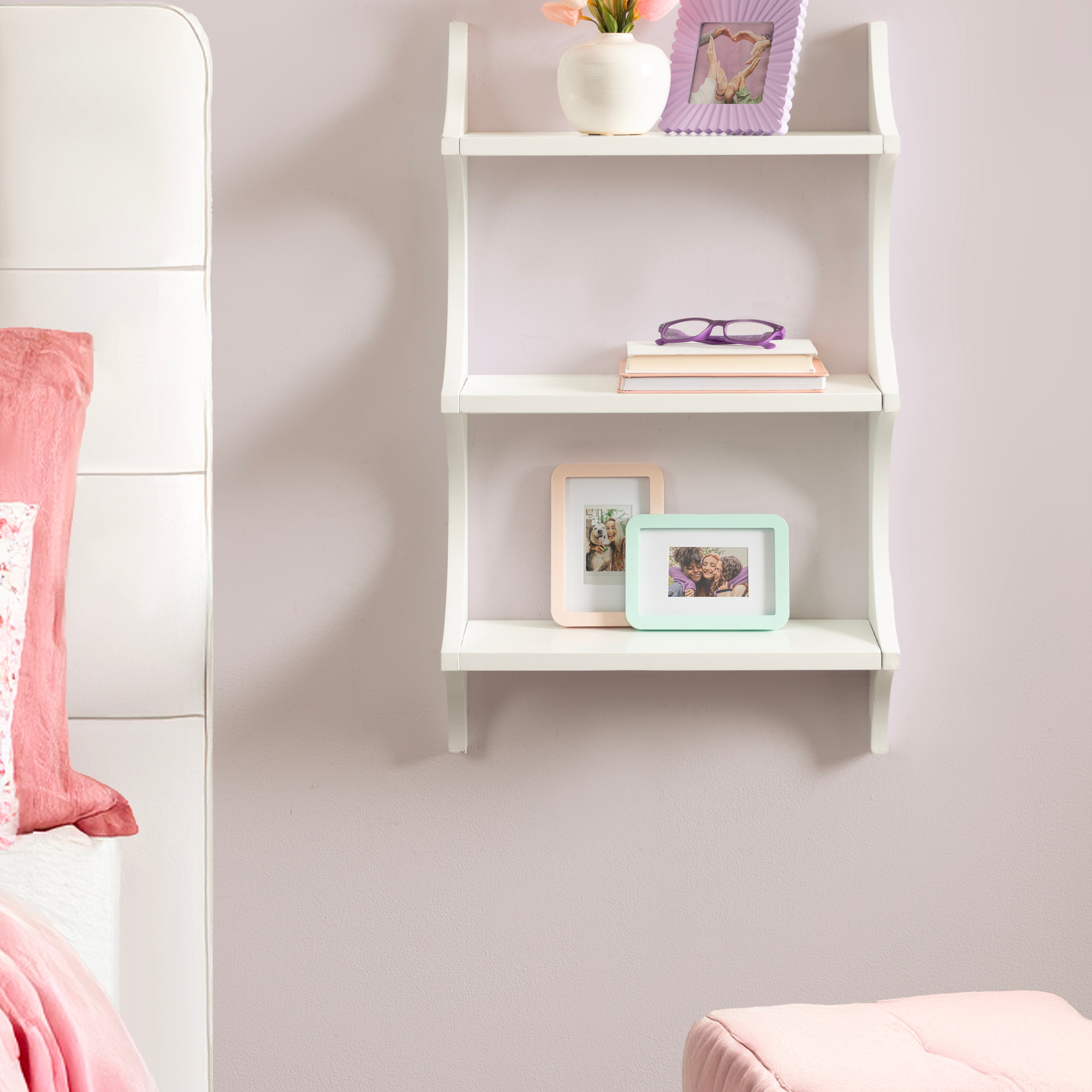 Accent Shelf 18x6x30 White 7