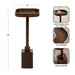 Drink Table Dark Brown 10x10x24 2