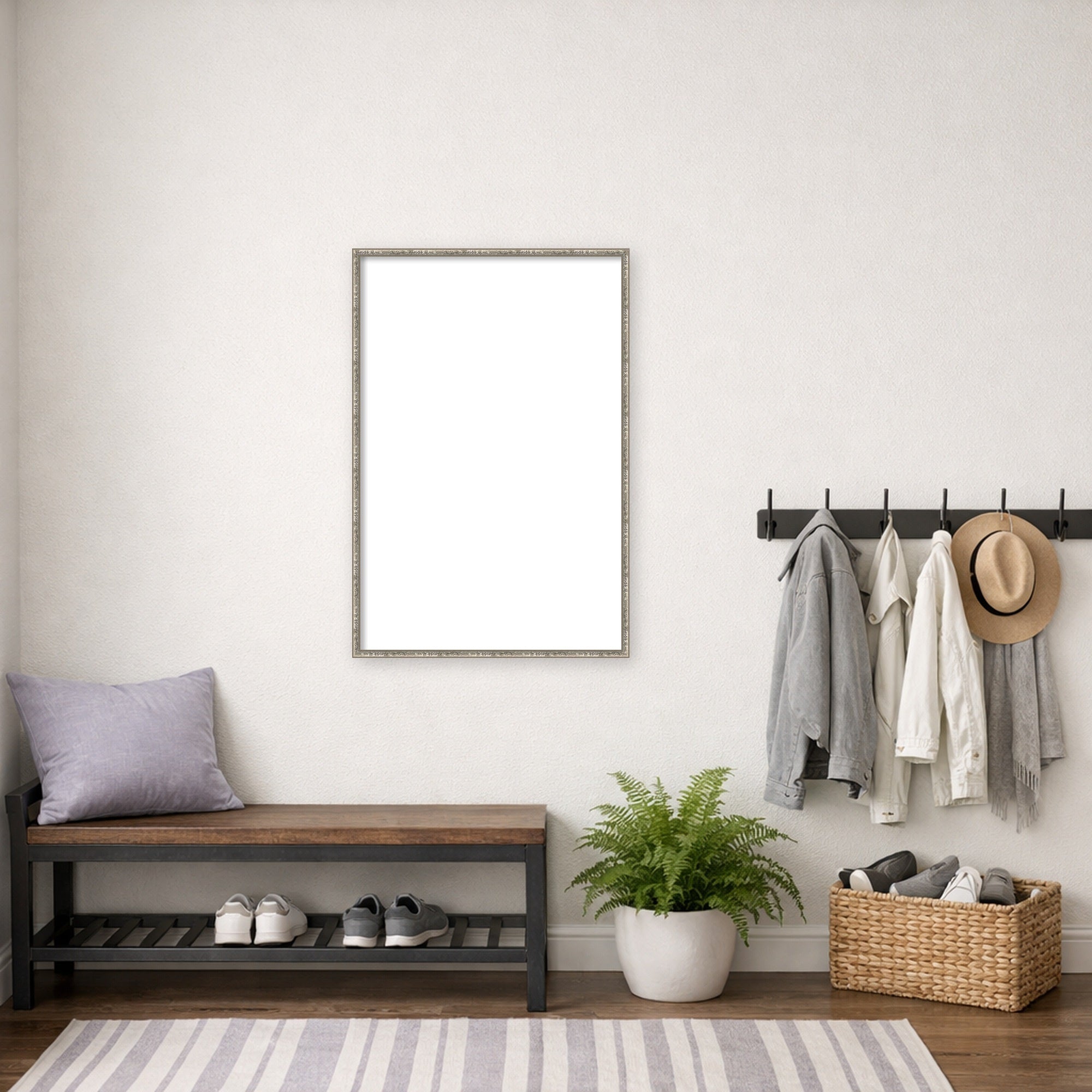 Dry Erase Board Belvedere Silver 25x37 5