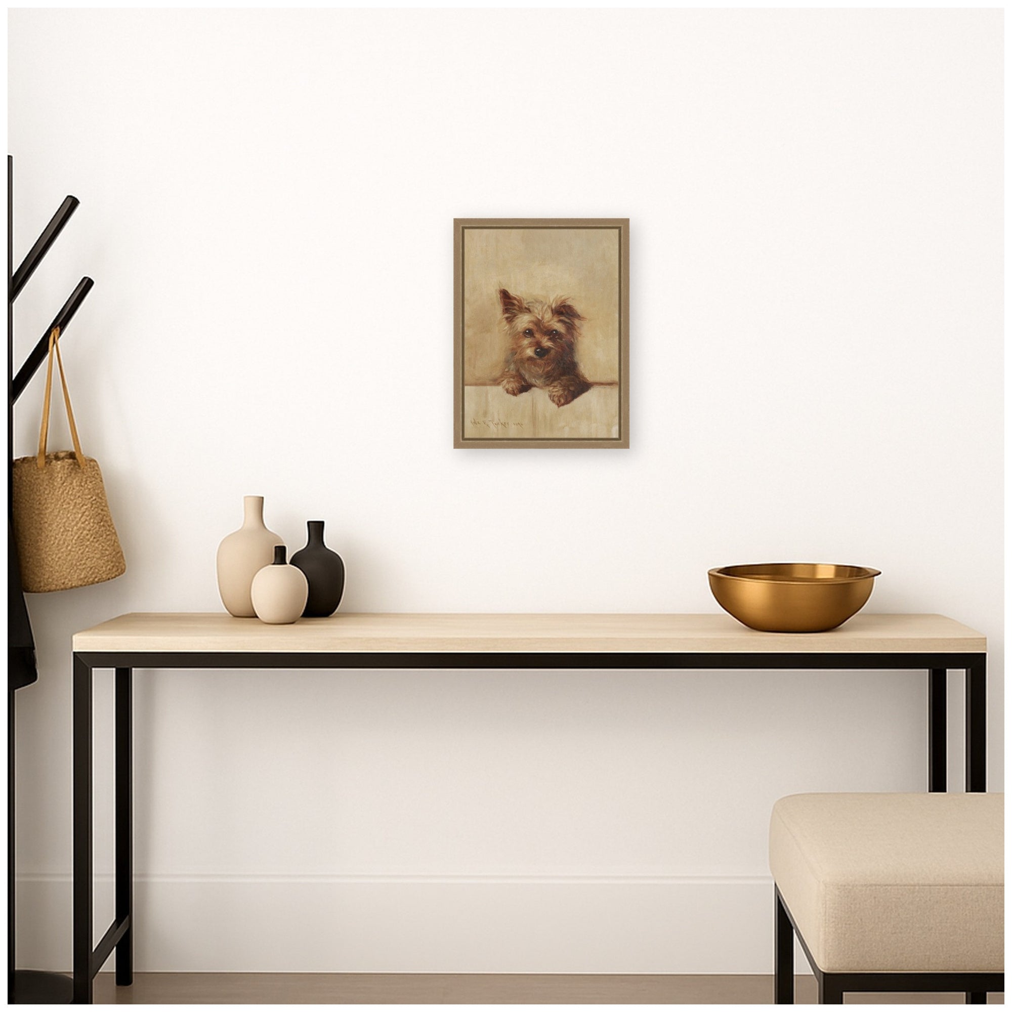 Framed Canvas 10x13 Sylvie Dark Gold 5