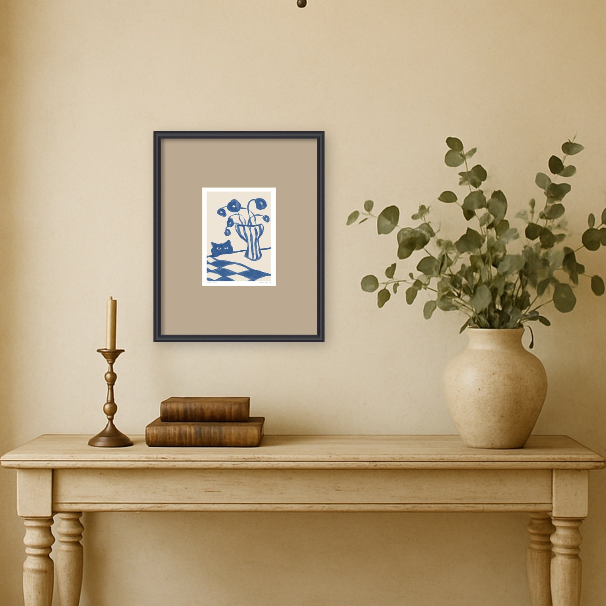 Framed Art 17 x 21 Edith Black 6