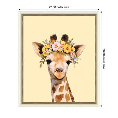 Mounted Canvas 22x26 Belmont Distress White 2