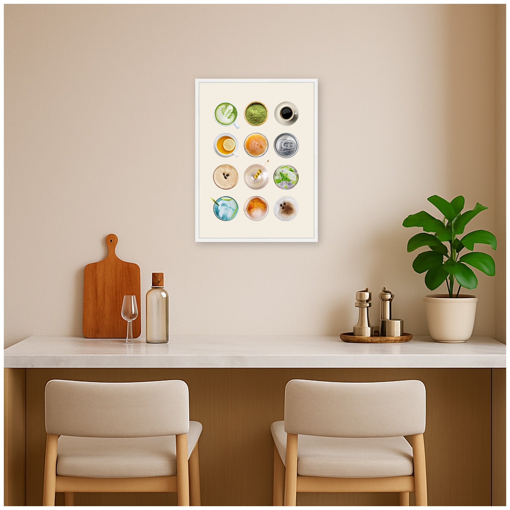 Framed Canvas Sylvie White 18x24 5