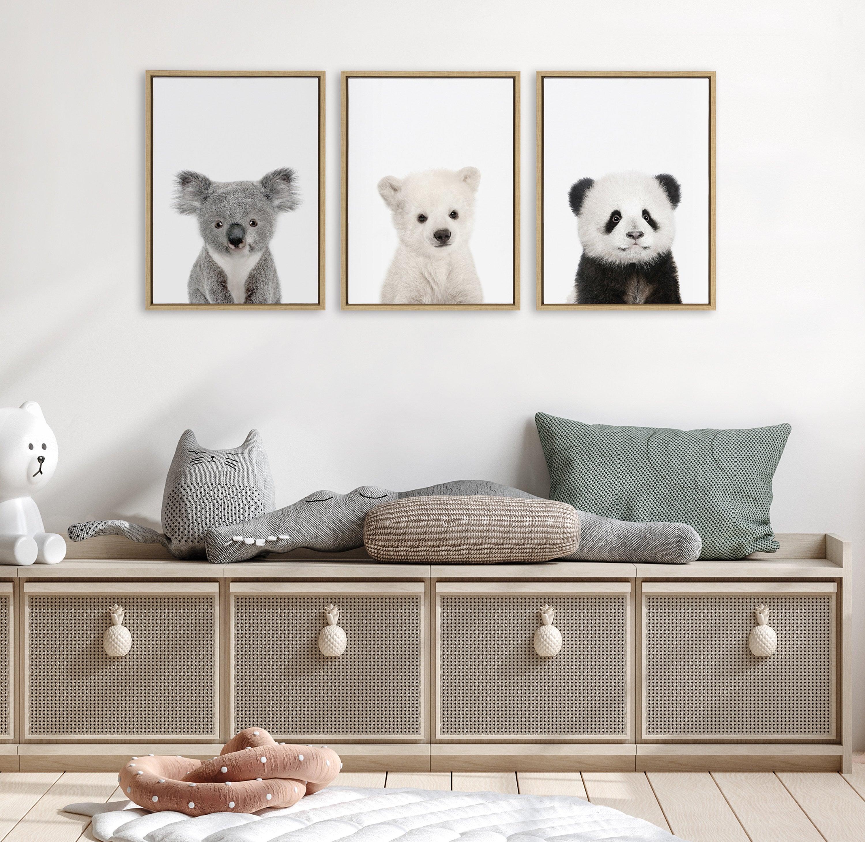 Art Set Sylvie Natural 3 Piece Set 18x24 5