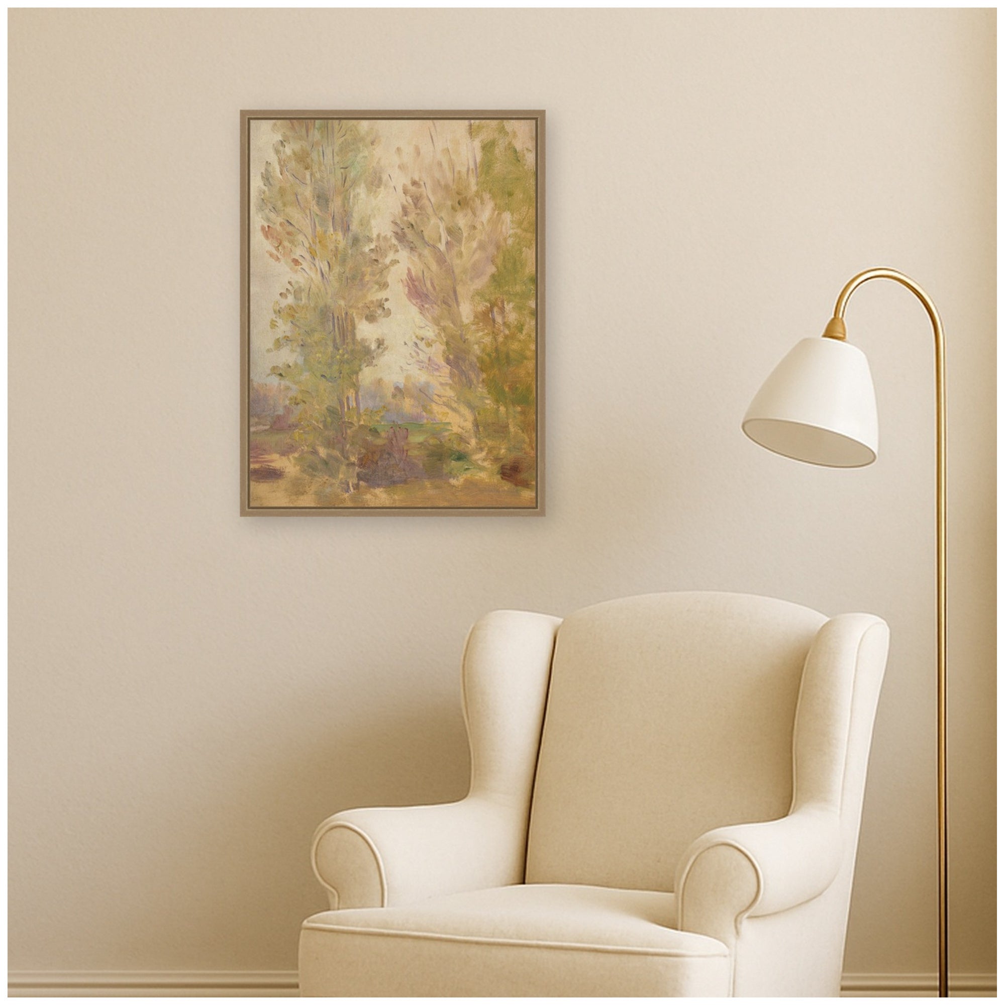 Framed Canvas 18x24 Sylvie Dark Gold 5