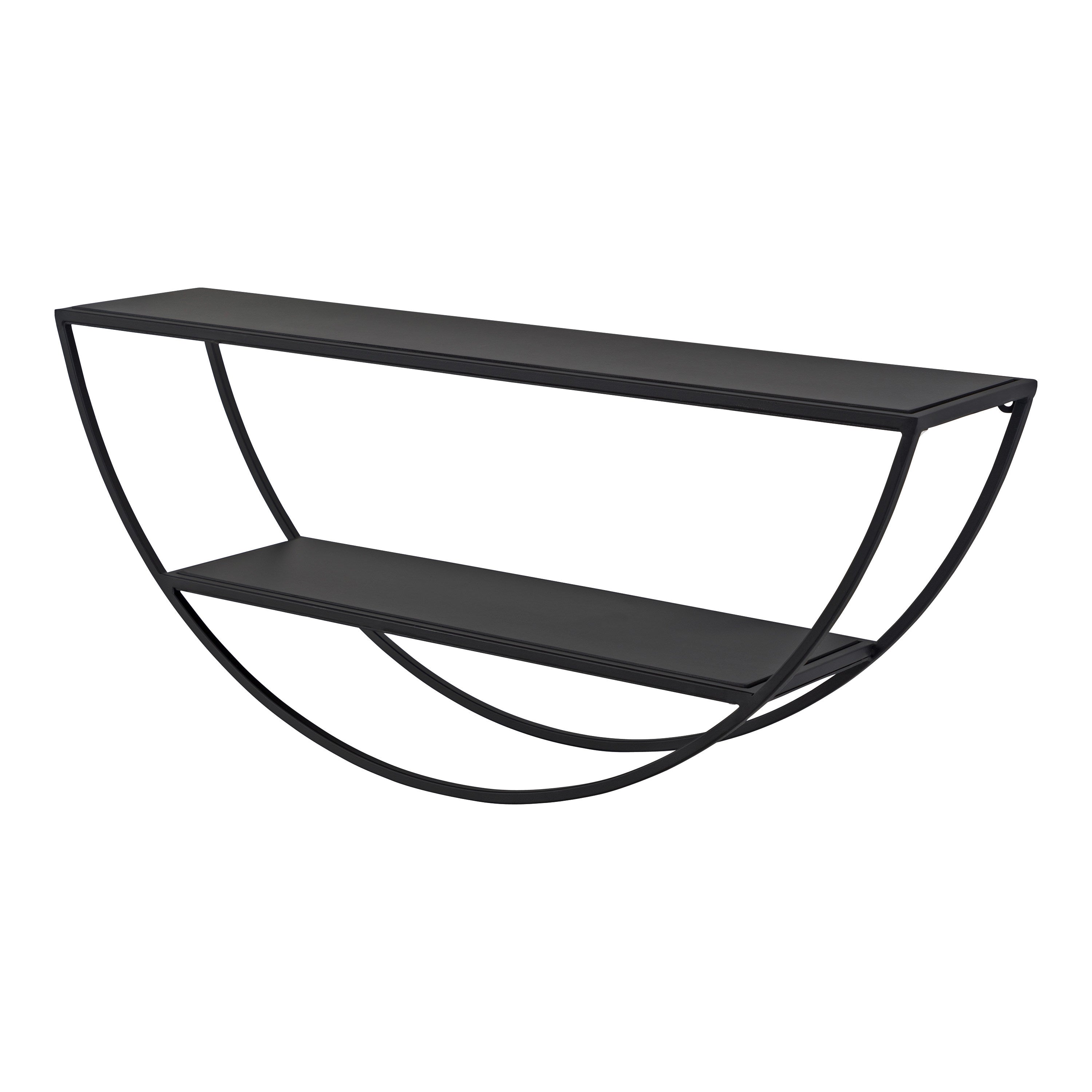 Accent Shelf Black 26x11 1