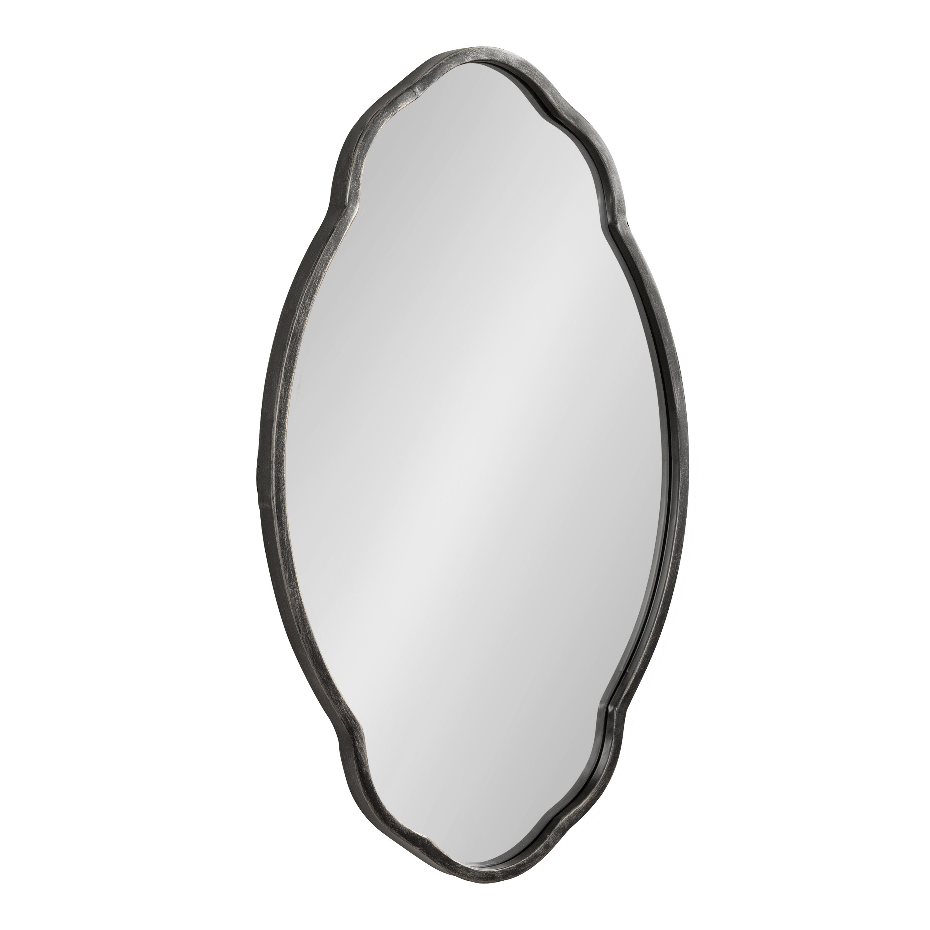 Magritte Scalloped Oval Wall Mirror