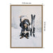 Framed Canvas Sylvie Dark Gold 18x24 2
