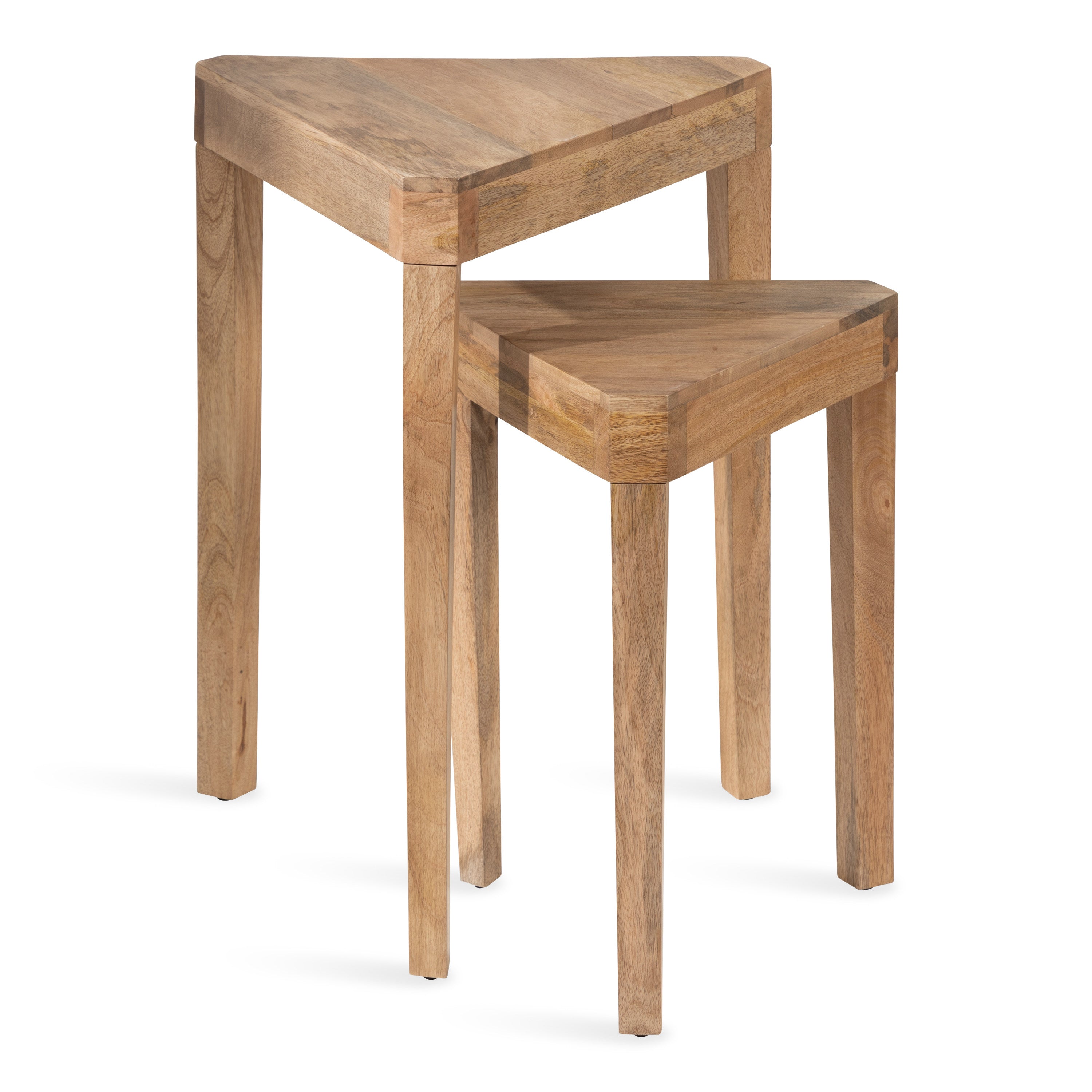 Nesting Table Natural 2 Piece 1