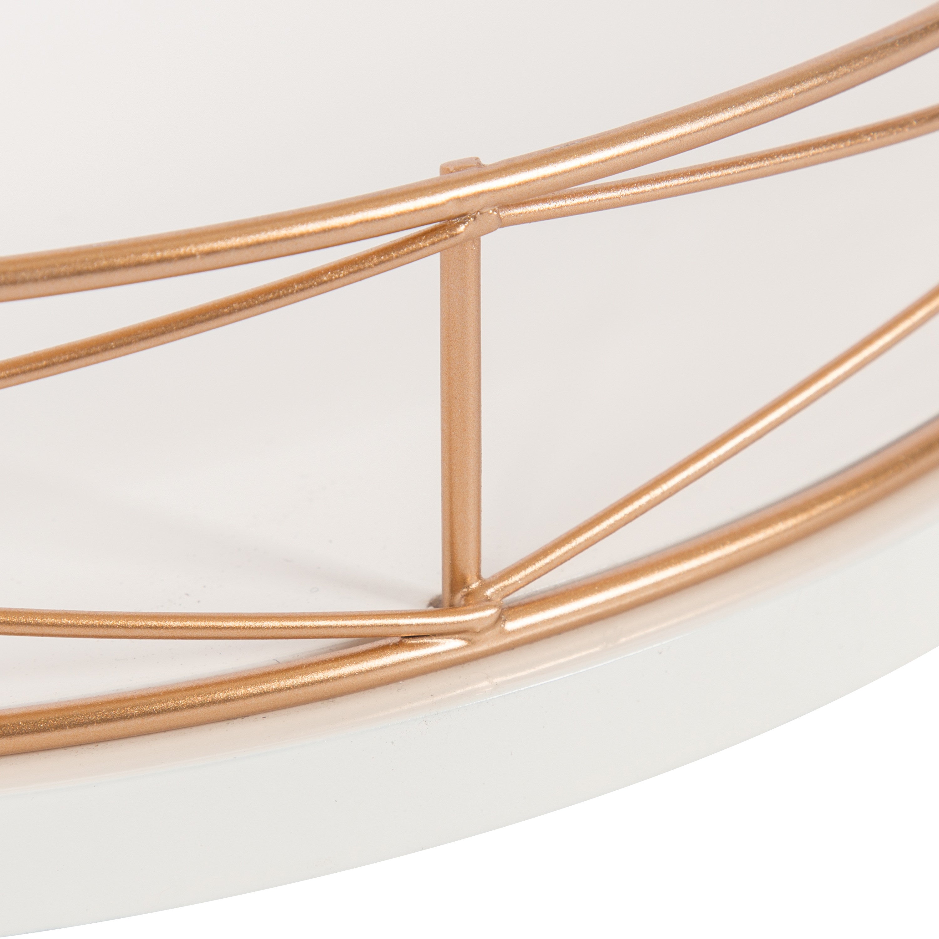 Single Tray White Rose Gold 14" Diameter 3