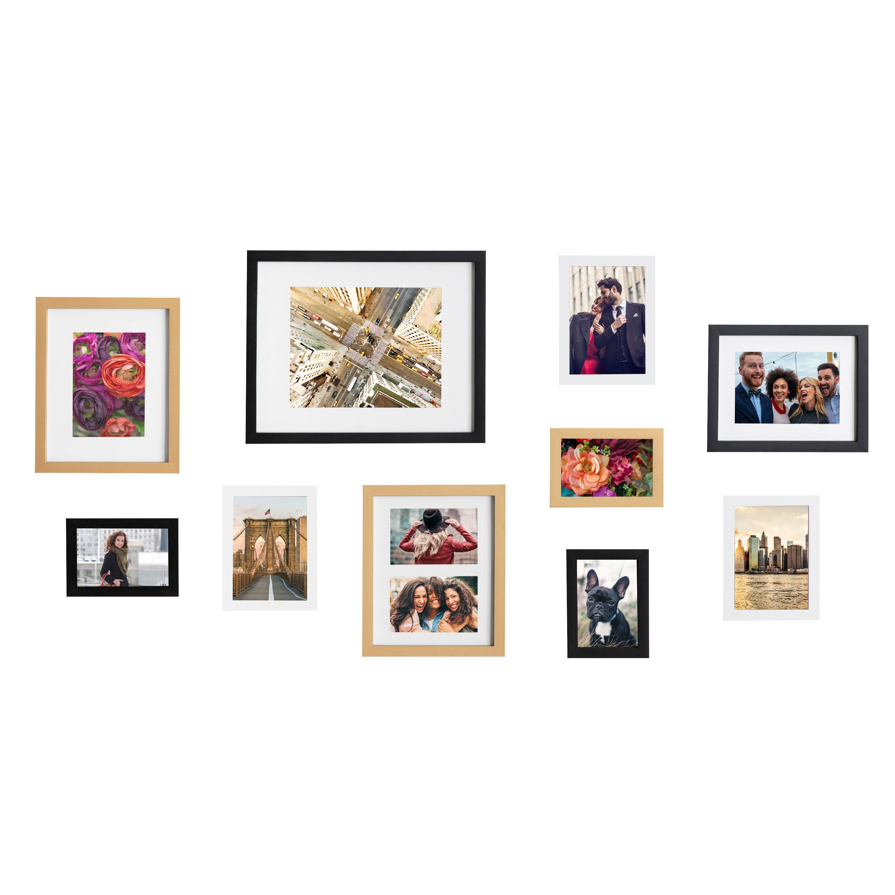 Frame Box Set Multi Gold 10 Piece 1