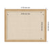 Pinboard 27x21 Eva Ombre Gold Narrow 2