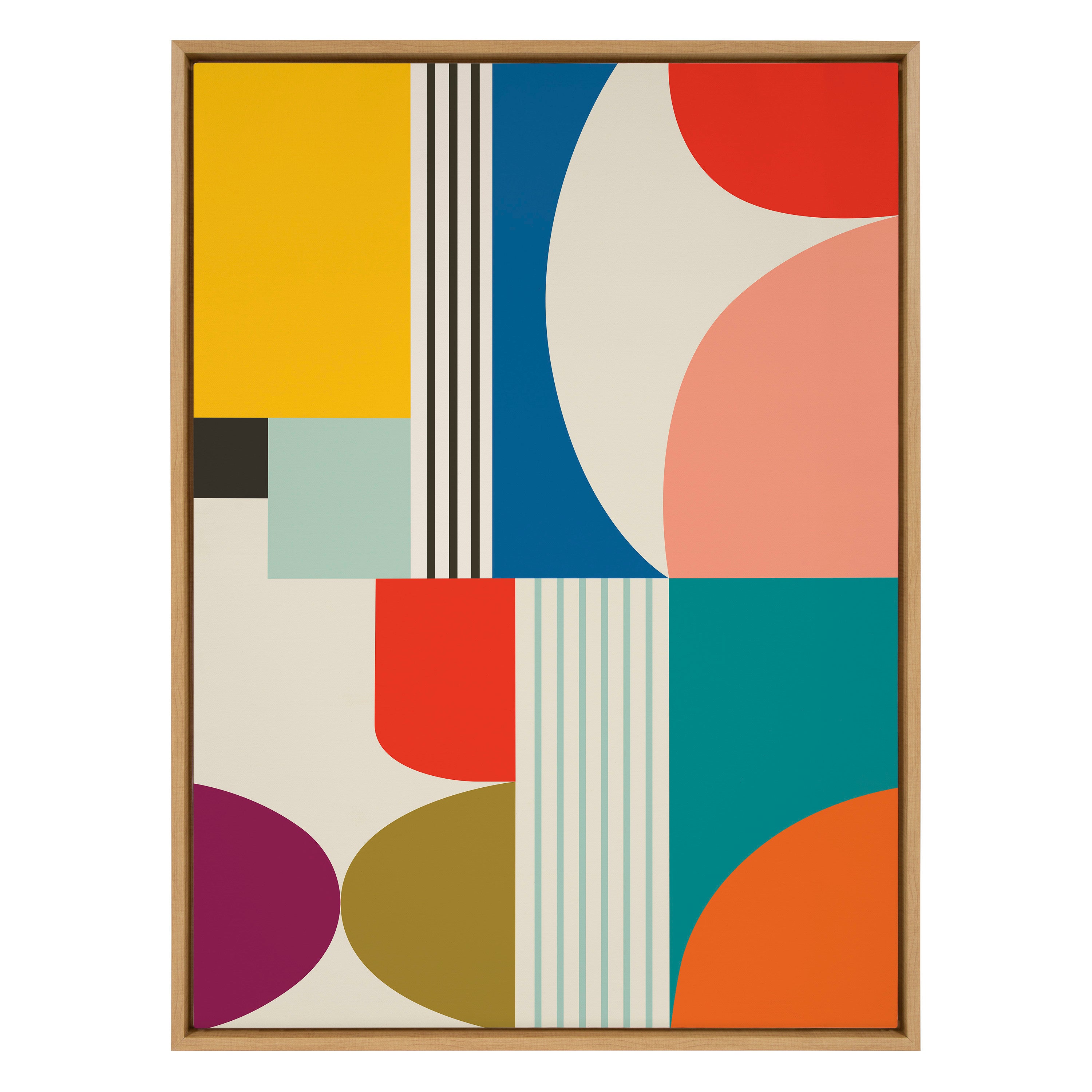 Framed Canvas Sylvie Natural 31.5x41.5 2