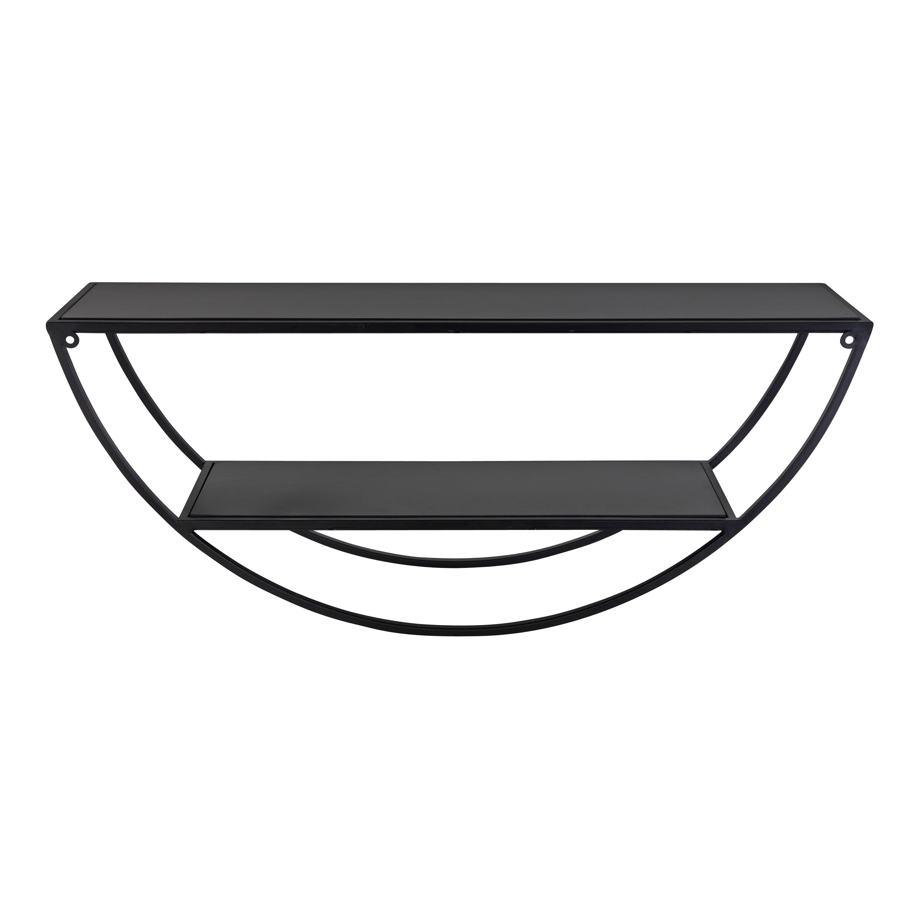 Accent Shelf Black 26x11 4