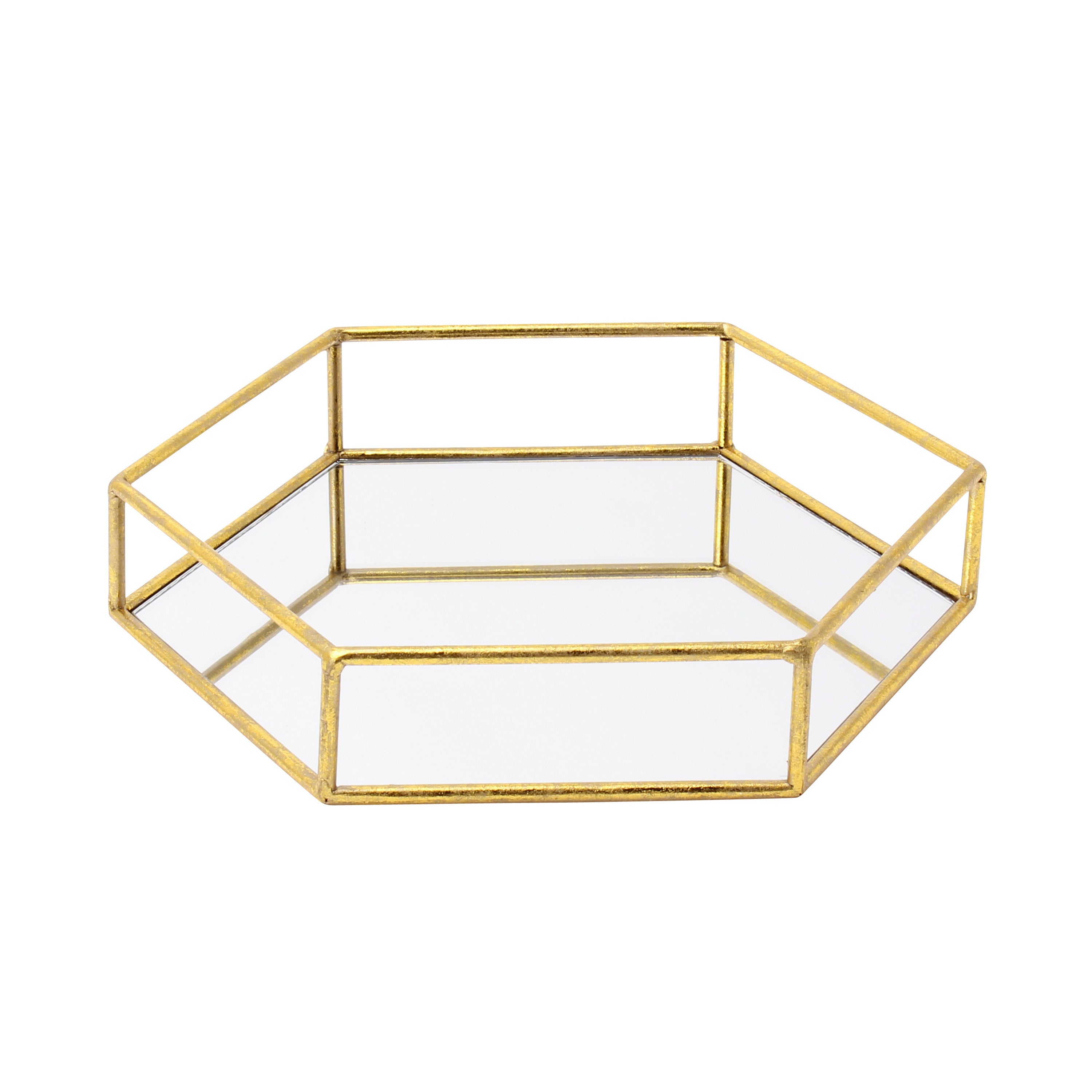 Tray Set Gold 2 Piece 6