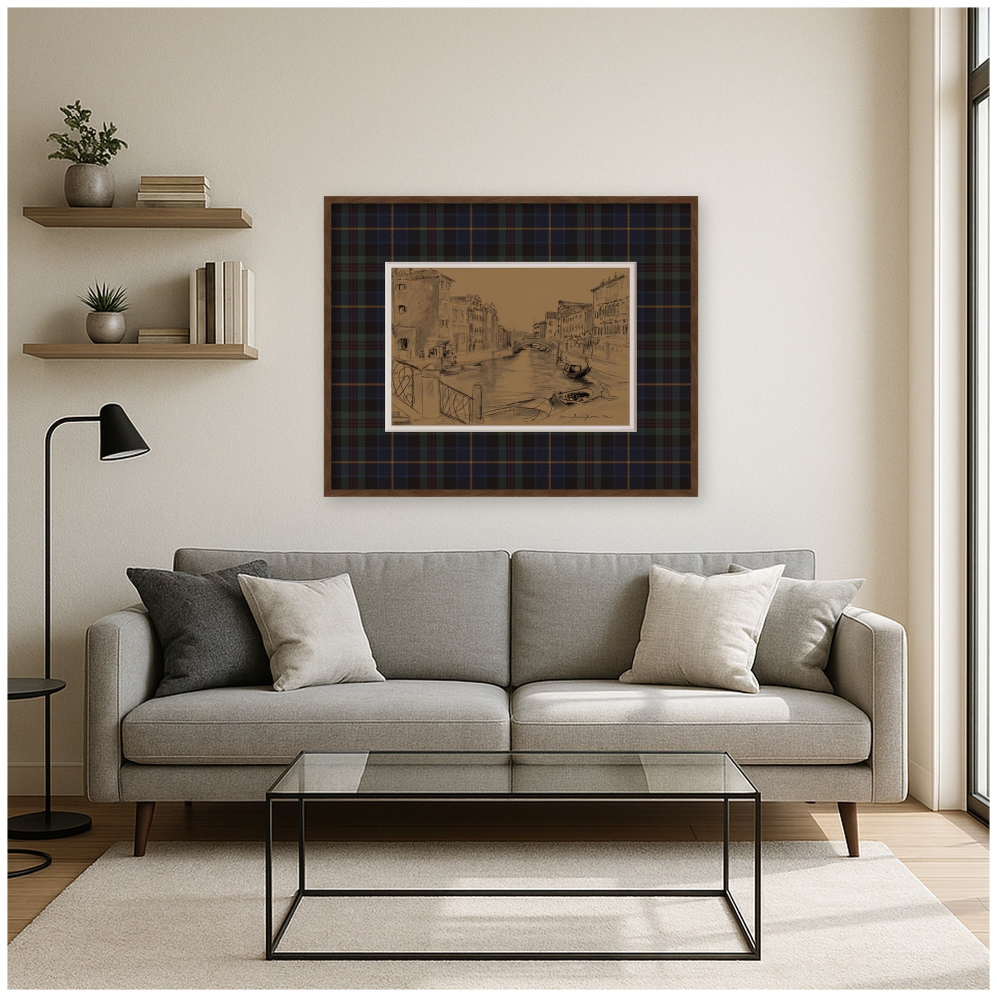 Framed Art 41x33 Carlisle Brown Narrow 7