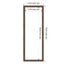 Dry Erase Board Florence Medium Brown 14x38 2