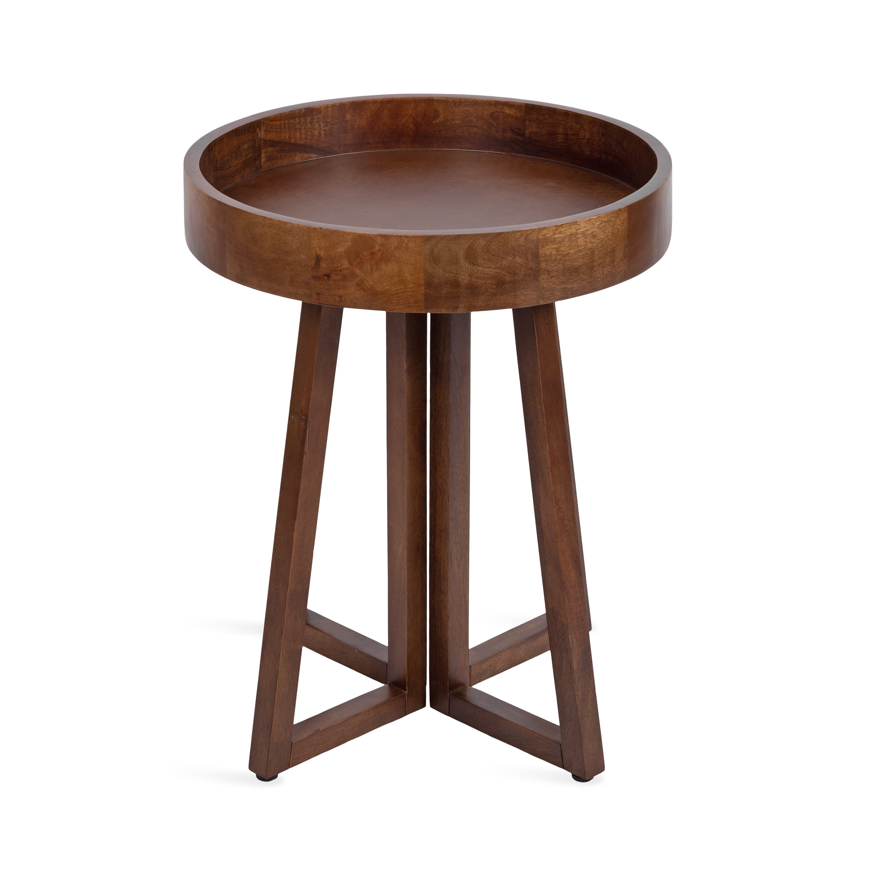 Side Table Walnut Brown 18x18x22 1