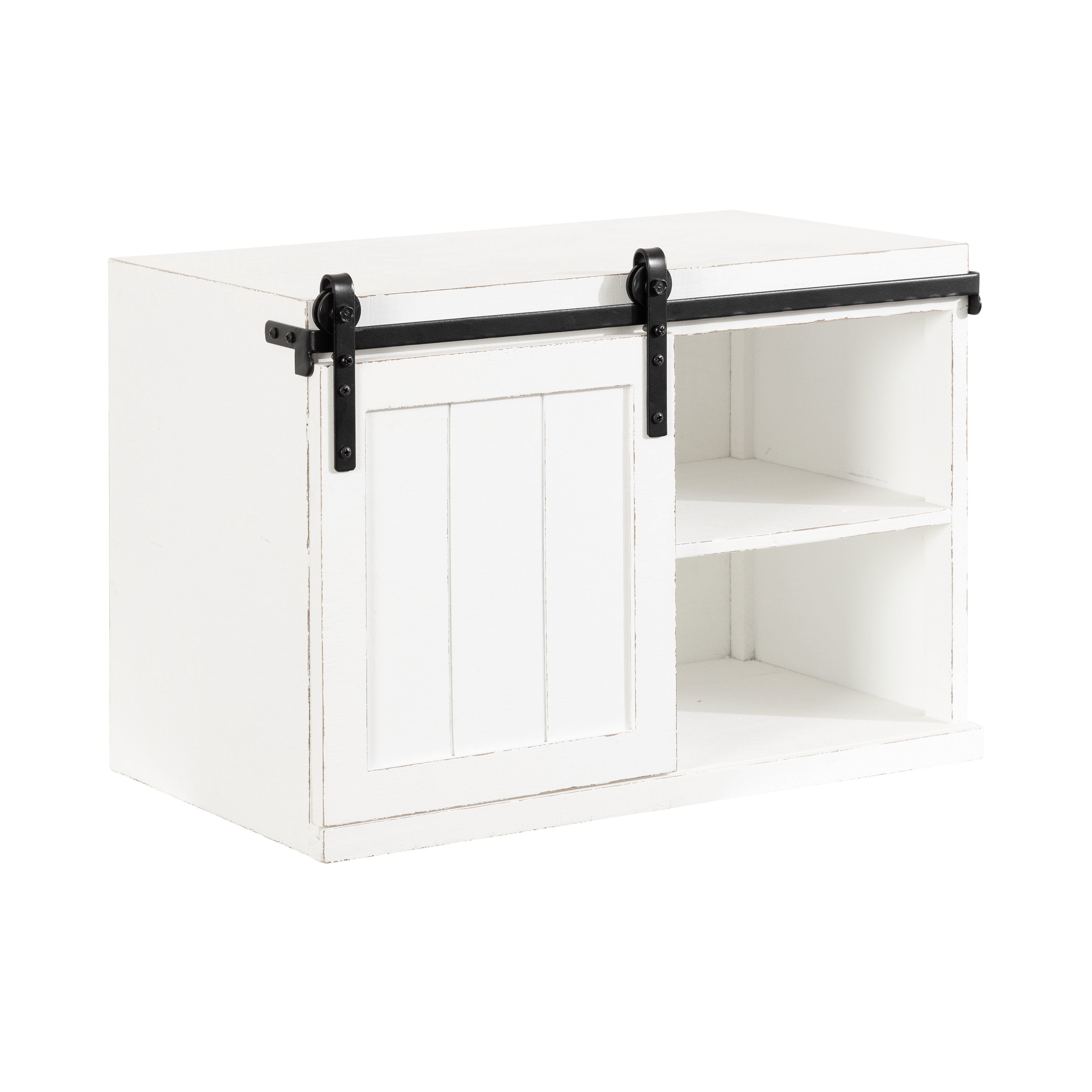 Floating Side Table White 20x12x15 1
