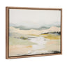 Sylvie Beaded Tranquil Landscape I Framed Canvas by Amy Lighthall