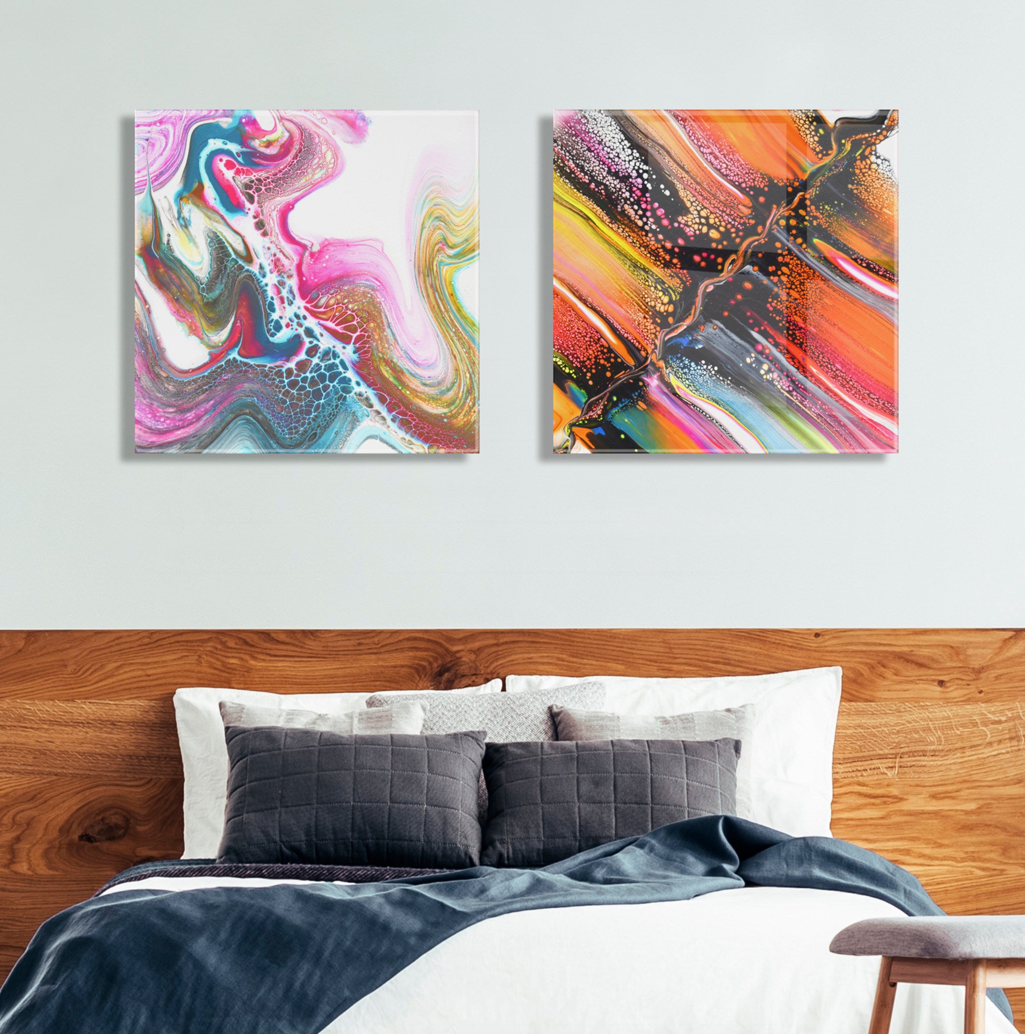 Aloha Floating Acrylic Art by Xizhou Xie