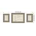 Framed Art Set 3 Piece Set 15x20/24x32 Carlisle Brown Narrow 2