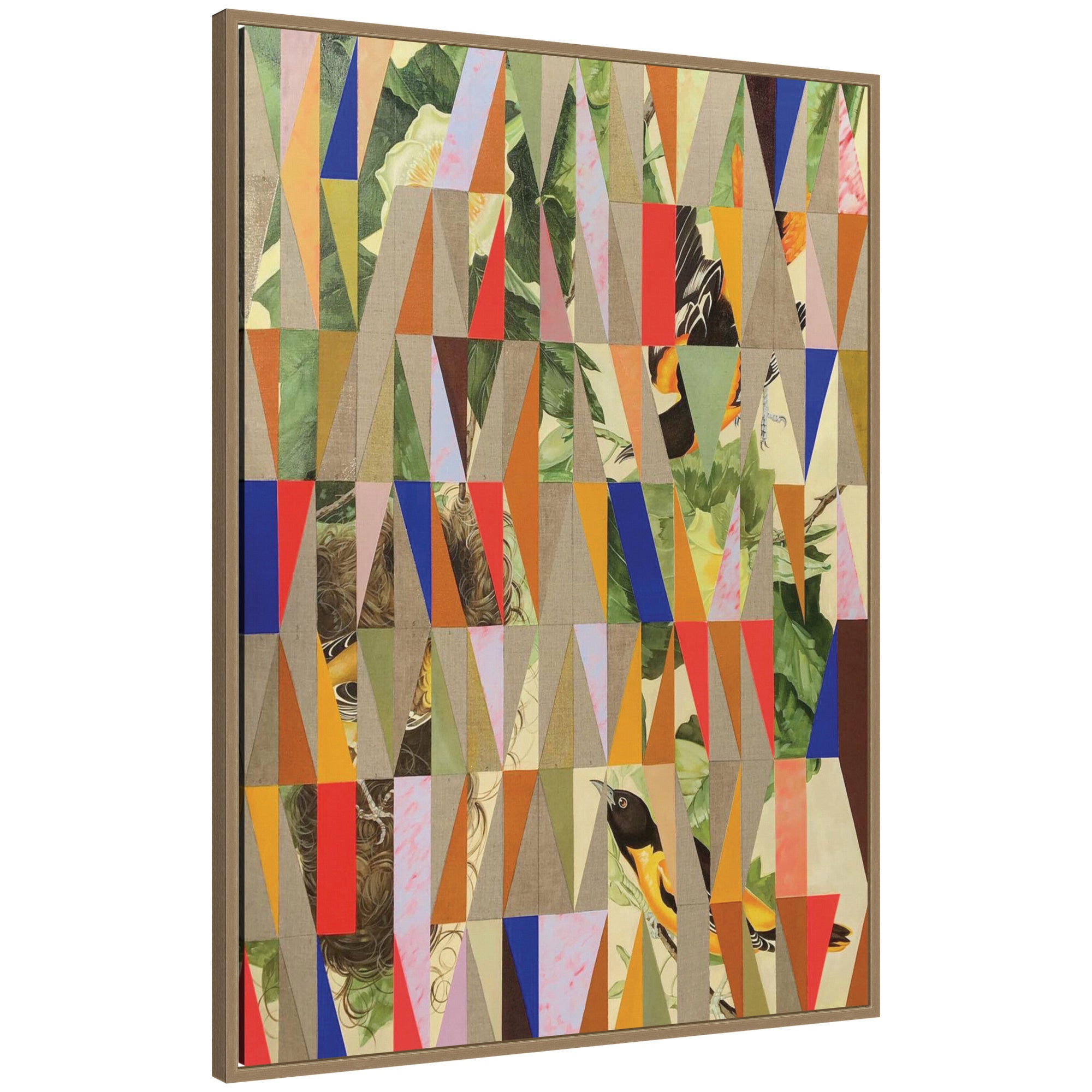 Framed Canvas 28x38 Sylvie Dark Gold 1