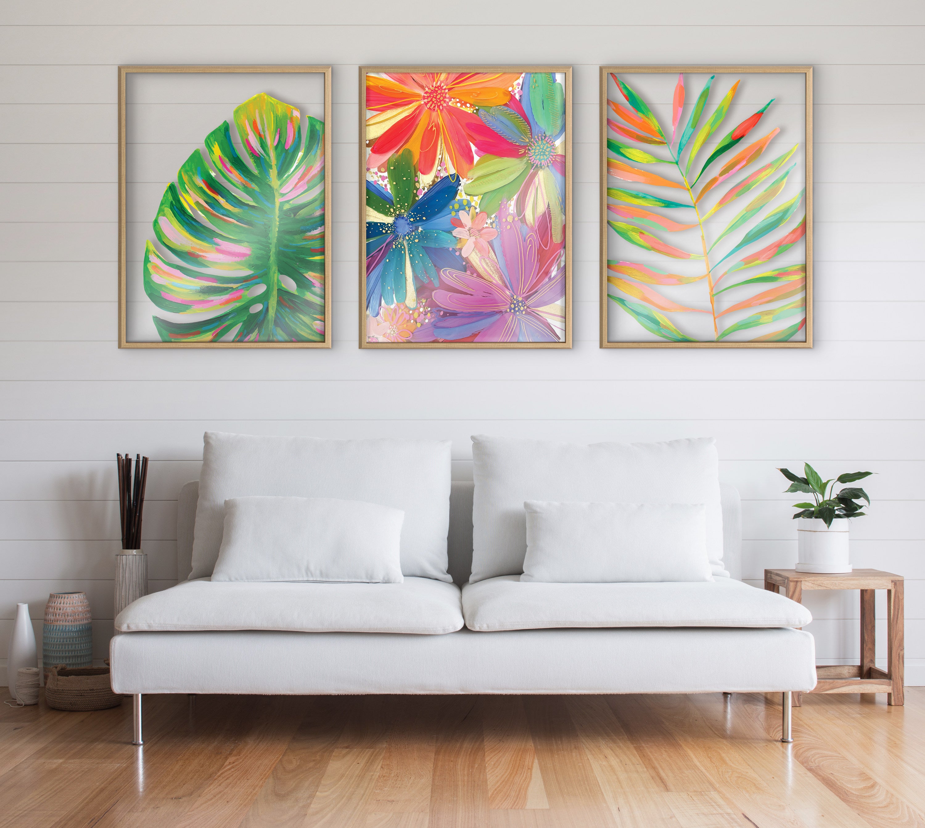 Blake Monstera Framed Printed Art by Jessi Raulet of Ettavee